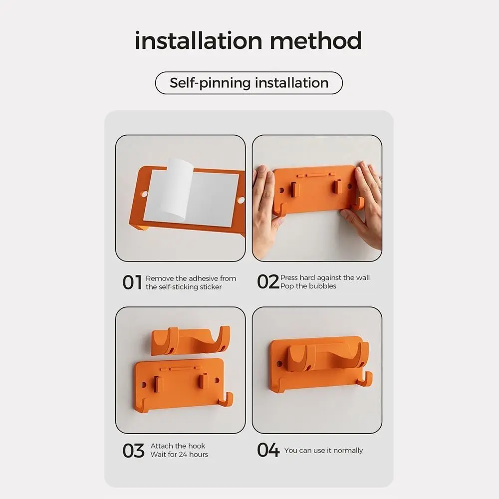 Wall Mounted Garden Tool Holder Multifunctional No Drill Wall Tool Rack Integrated Hooks Space Saving Utility Wall Hook