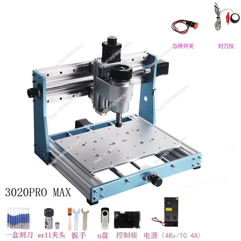 

3020-PRO MAX CNC Router Machine, Upgraded 3 Axis Engraver for Metal, Wood, Acrylic, PCB MDF, New Structure