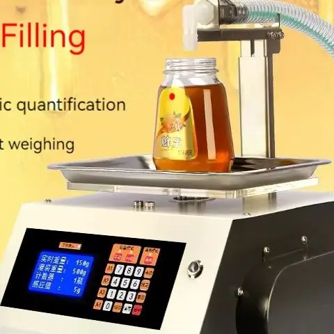 

Edible Sauce/Professional Honey Filling Machine Suitable For Ketchup/Shampoo/Engine Oil High Viscosity Liquid Automatic Filler