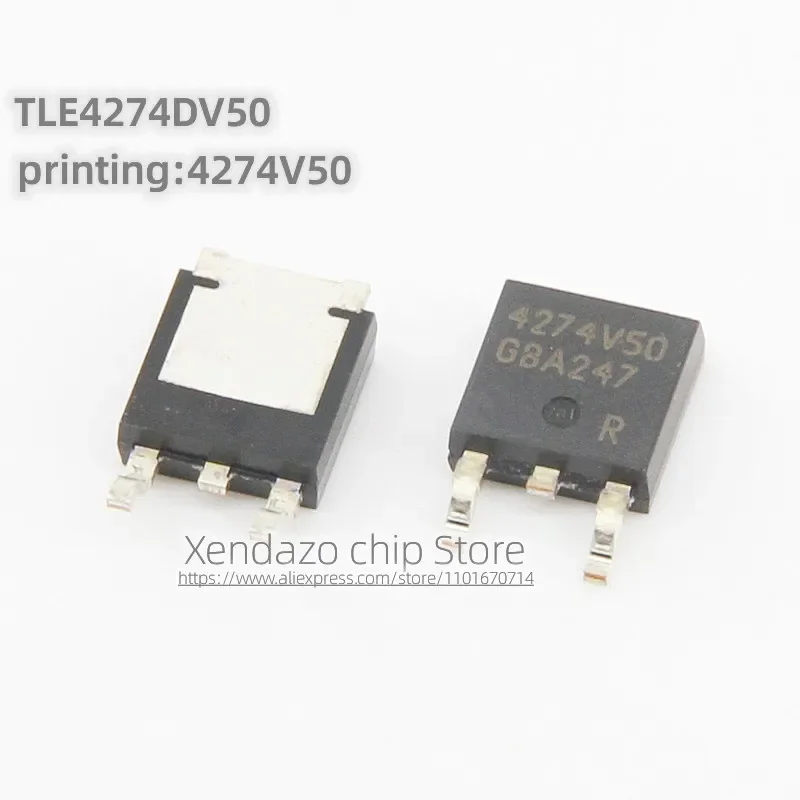 10pcs/lot TLE4274DV50 Silk screen printing 4274V50 TO-252 package Original genuine Linear voltage regulator chip