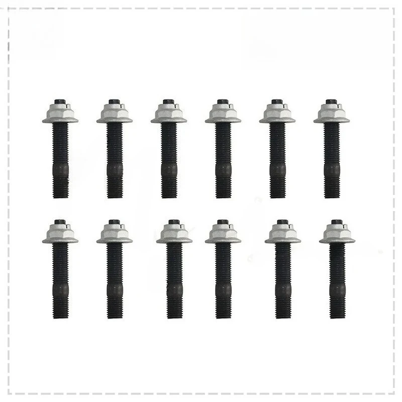 For Toyota 1HZ 1HDT 4.2L 70 75 80 100 Series Exhaust Manifold Stud Nut Set