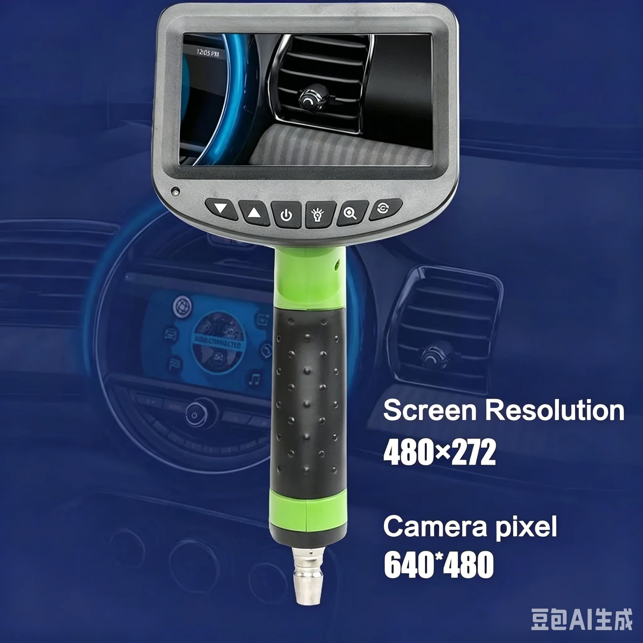 Visual LCD Endoscope Car AC Cleaning Gun Auto Air Conditioner Evaporator Cleaning Maintenance Tool view 5
