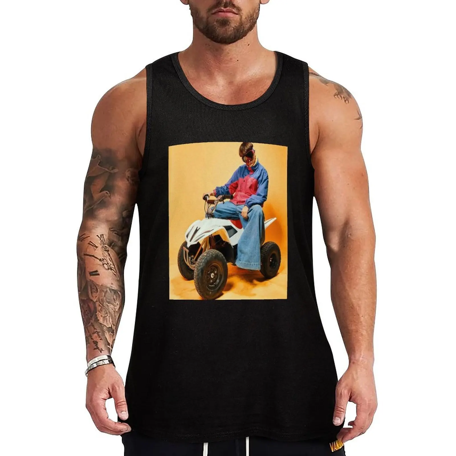 Oliver tree Tank Top Abstract Graphic Tank Top Art Print Sleeveless