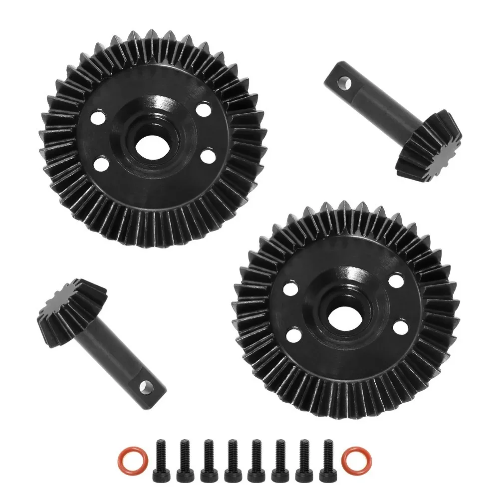 37T 13T Steel Differential Gear Set Ring Gear Pinion Gear 5379X 5679R for Trxs Summit E-Revo 1/10 RC Car Upgrade Parts