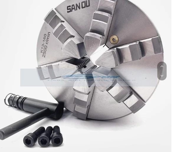 SANOU K13-125 6 Jaw Self-centering Chuck 5'' Universal Type Lathe Chuck Machine Tool Accessory for Sales