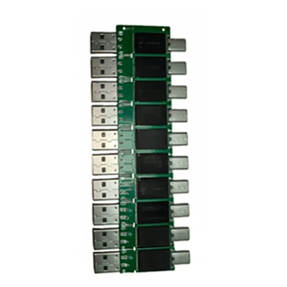 ~【On Sale】10pcs 128MB USB2.0 Flash Drive Dual-Interface High-Speed Chip Semi-Finished for Mobile Phone and Computer Large-Capac