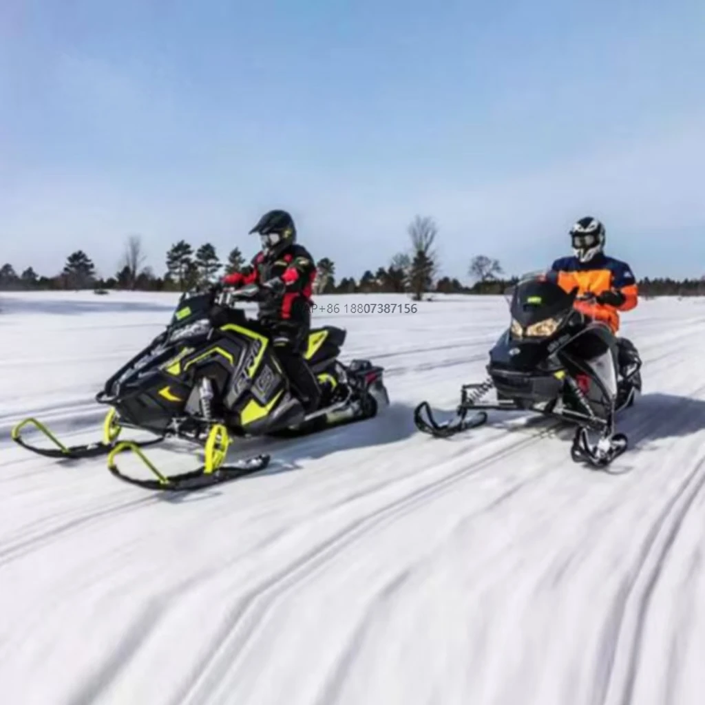 

Small Tracked Single-person Fuel Snowmobile