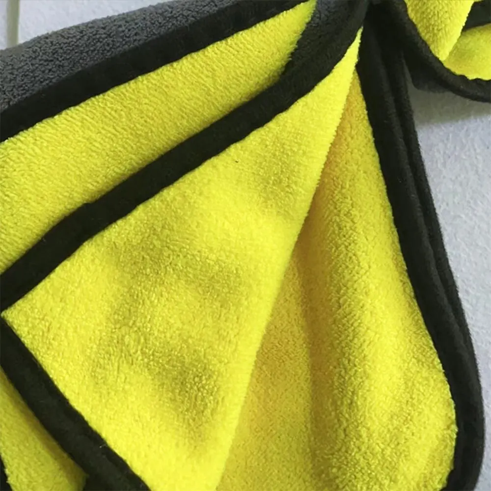 10PCS Car Wash High End Microfiber Towel Car Cleaning Drying Cloth Hemming Car Care Cloth Detailing Wash Towel