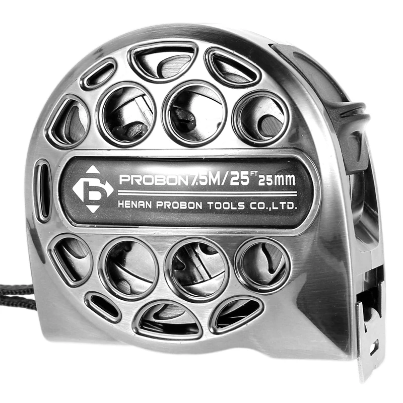 Outils de mesure de haute précision ABS 3/5/7.5m, règle pour le travail du bois domestique, épaississement, ruban à mesurer étanche et Anti-corrosion