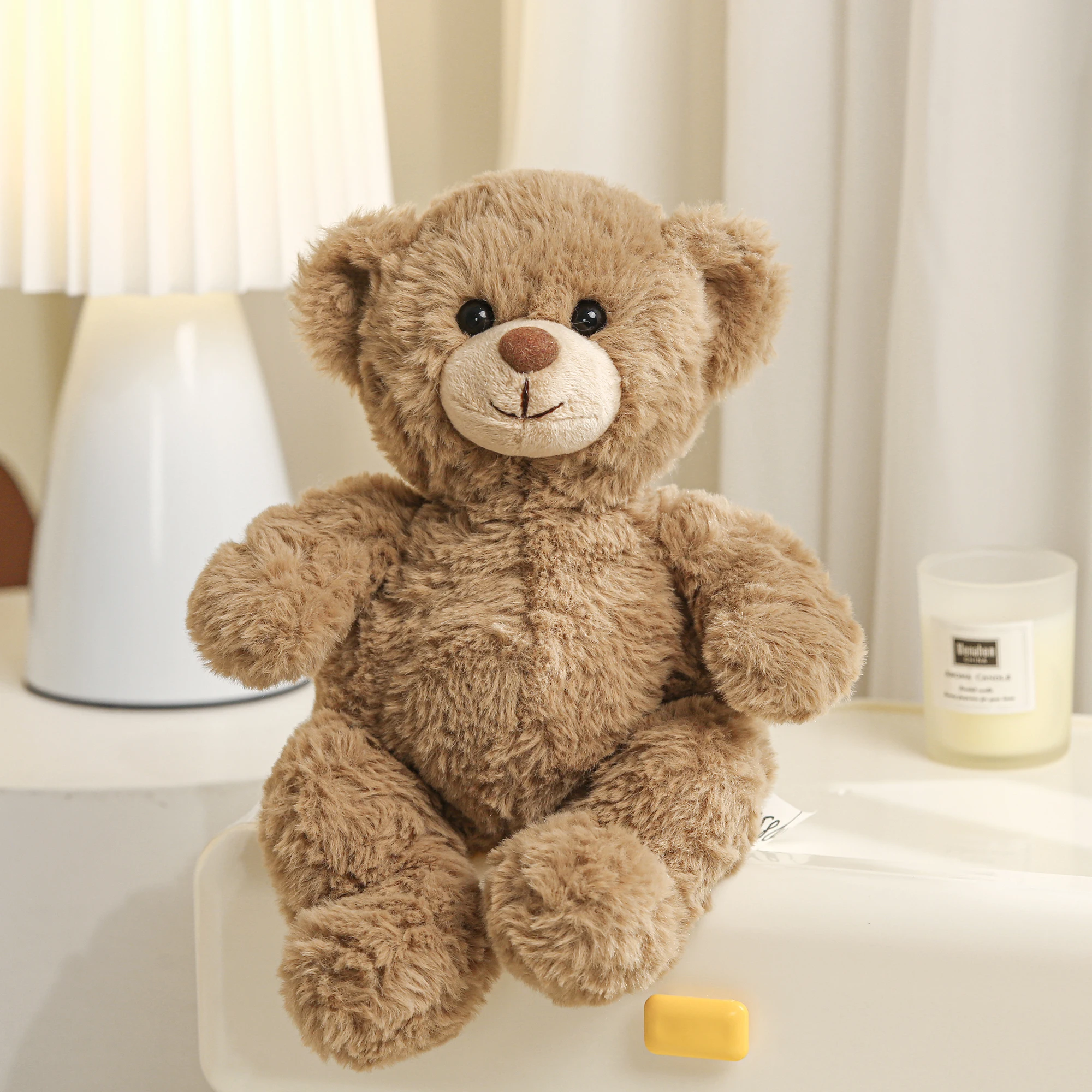 

Chocolate Bear Huggable Companion- Stress Relief Cuddle Buddy, Kids Gift/ Birthday Surprise/ Heartwarming Valentine' s Gift