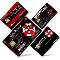 Game R-Resident E-Evil Anime Spend Or Save Funny Shell On Off Ultra Thin No Fade Sticker Skin Cover Film For Debit Credit Card
