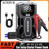 12800mAh Car Jump Starter Portable Power Bank Car Battery Booster 12V Car Starting Device for Petrol 7.0L Diesel 5.5L