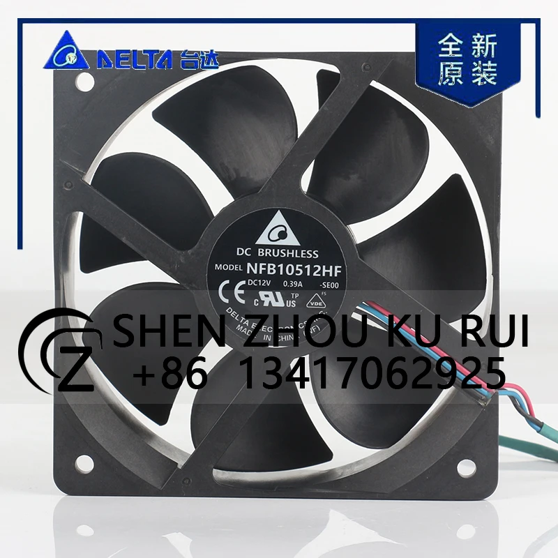 

Original Delta NFB10512HF-SE00 12V 0.39A 10532 3-wire projector cooling fan