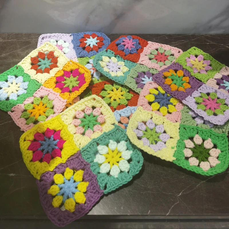 Original Vintage Pure Handmade Pastoral European Style Pastoral Coaster Meal Mat Pot Mat Clothing Patch 15CM 10PCS/LOT