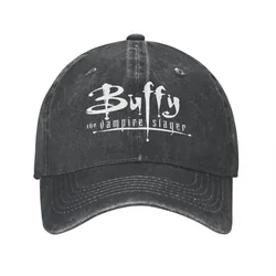 Classic Buffy The Vampire Slayer Logo Baseball Cap Men Women Distressed Washed Sun Cap Horror Outdoor Activities Hats Cap