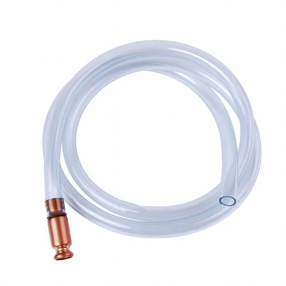 

Transparent Priming Hose Self Priming Oil Water Hose Refueling Gas Syphon 2M Safety Self Priming Flexible Connector