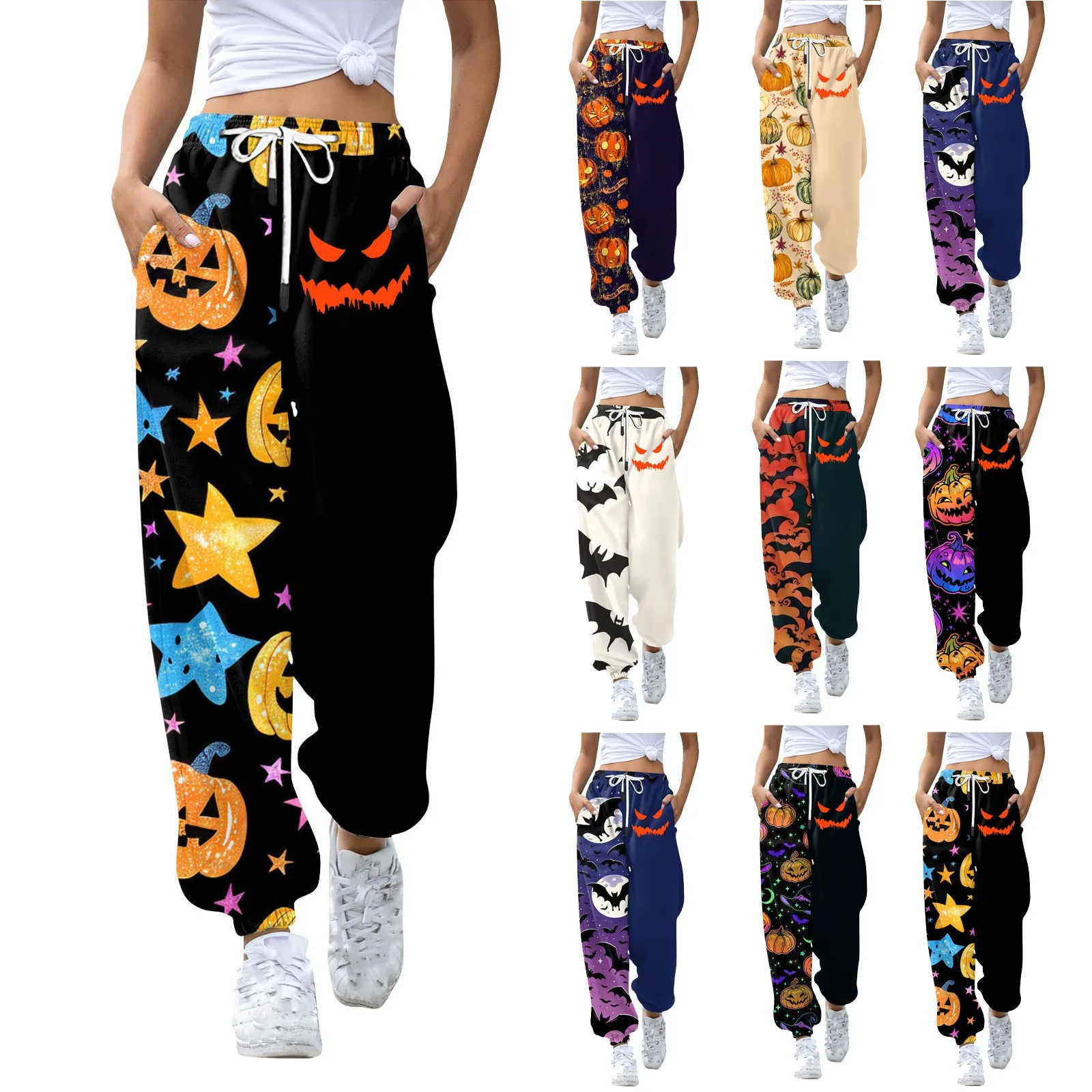 Women'S Casual Fashion Halloween Print Casual Pants Pantalones De Mujer CalçA Pantalona Feminina Pants For Women брюки женские