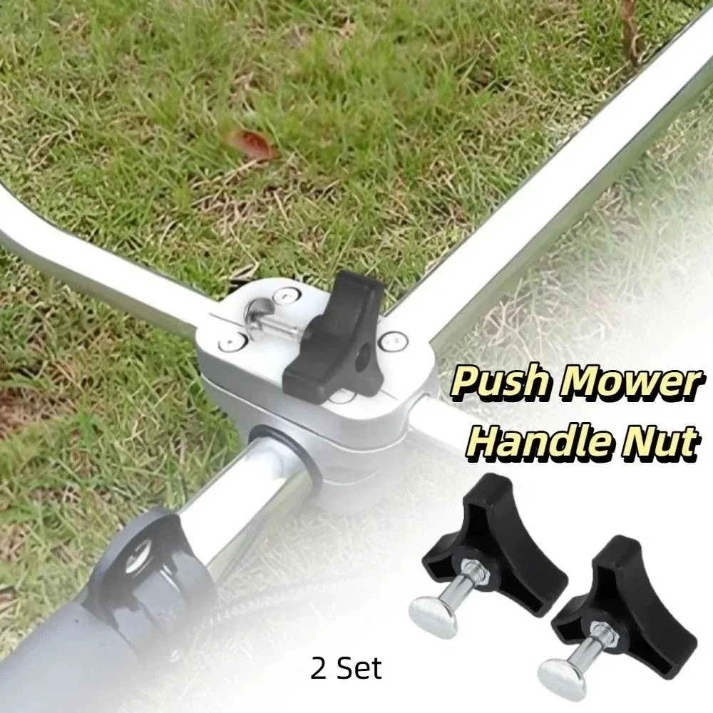 

Plastic Lawn Mower Handle Screw Nut Hi-Strength Wear-Resist Triple-Cornered Triangles Knob Handle Kit Replacement Parts
