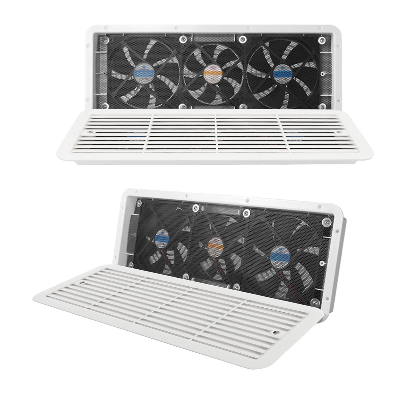 

Rv Fridge Fan Rv Refrigerator Ventilation Fan Anti Aging Efficient Heat Dissipation Three Fans 12V for Motorhome Yacht