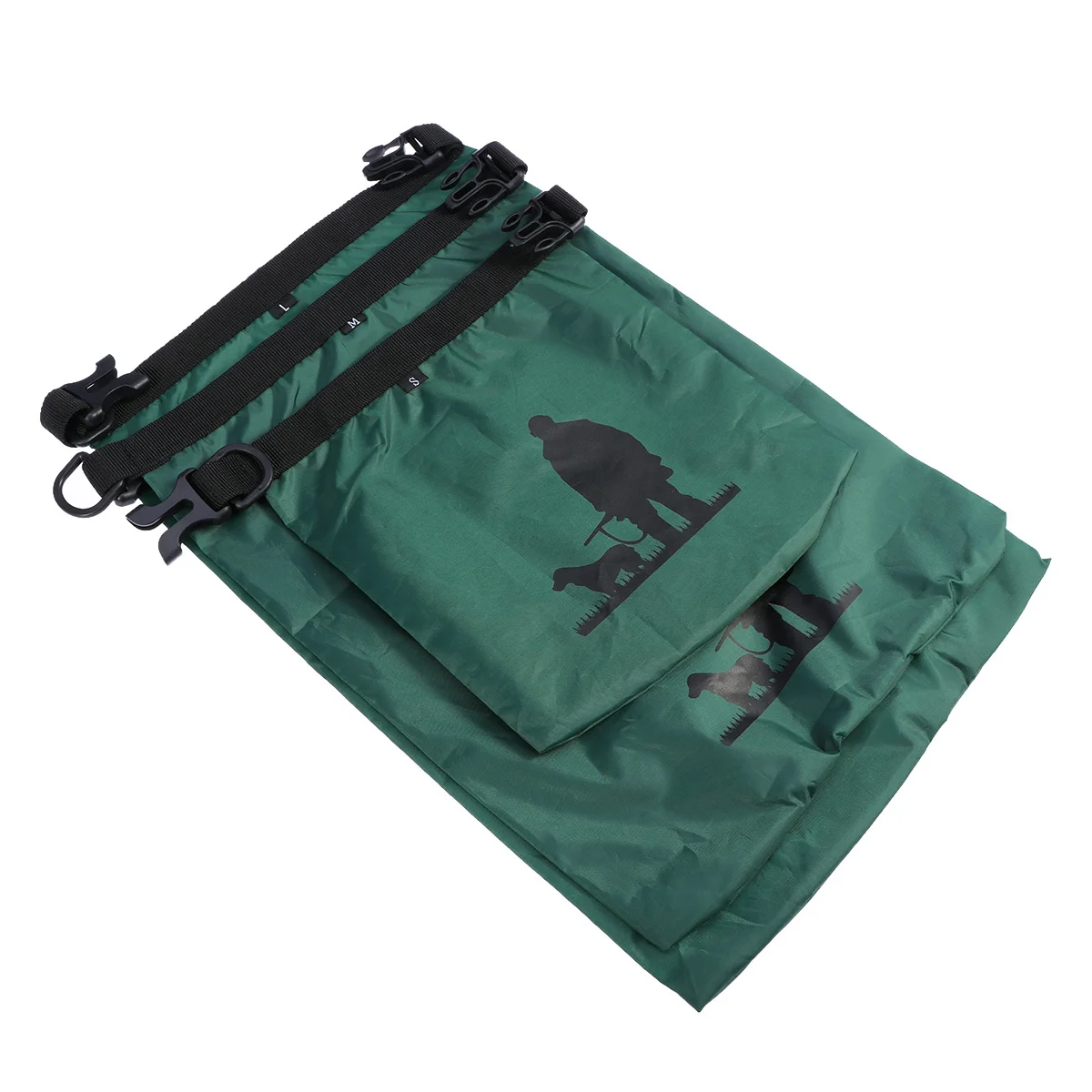 

3Pcs Waterproof Dry Bag Set 15L 25L 35L Roll- Compression Outdoor Camping Kayaking Boating Rafting Fishing