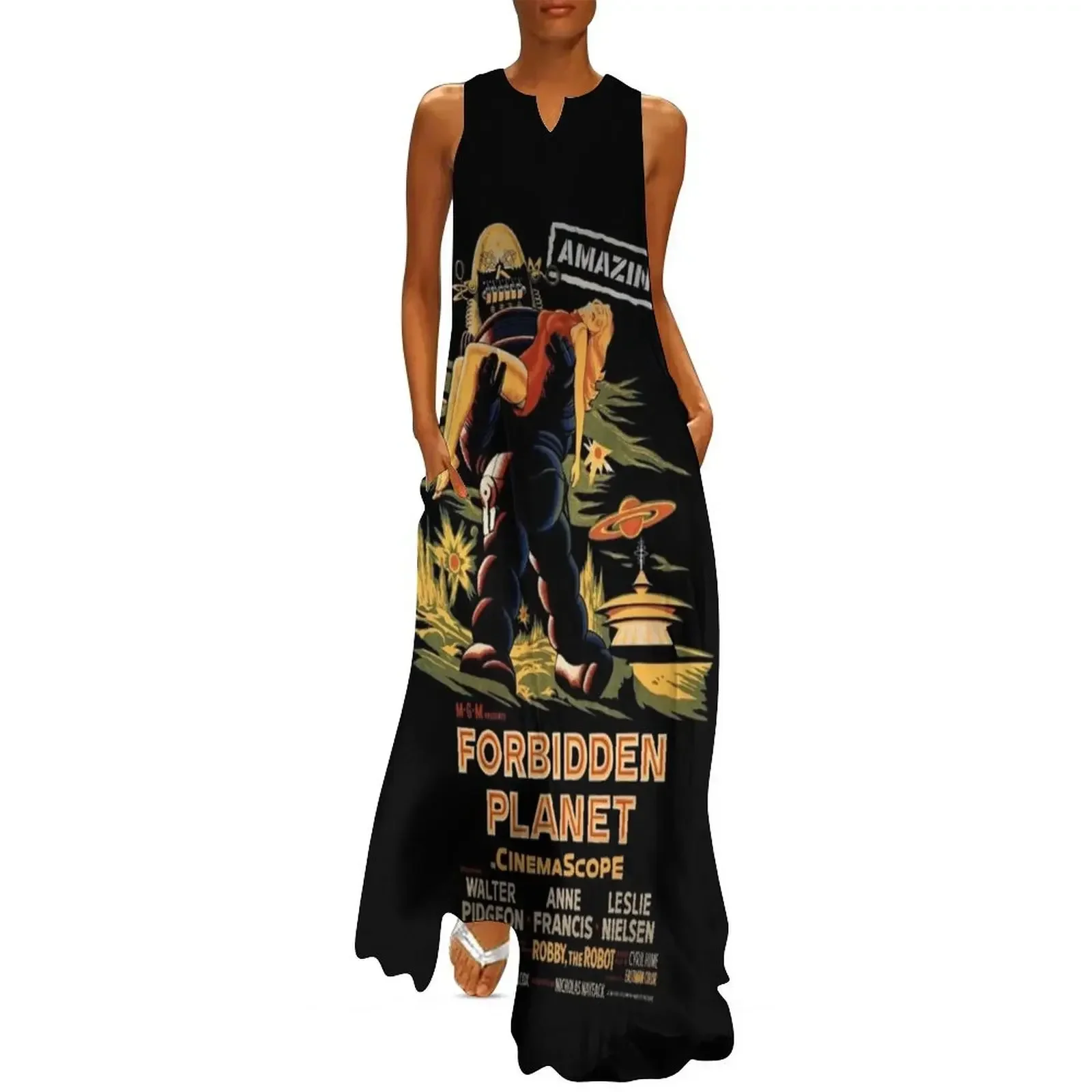 

Forbidden Planet Poster Long Dress Elegant gowns summer dress woman 2025 trendy elegant dress elegant dresses for women