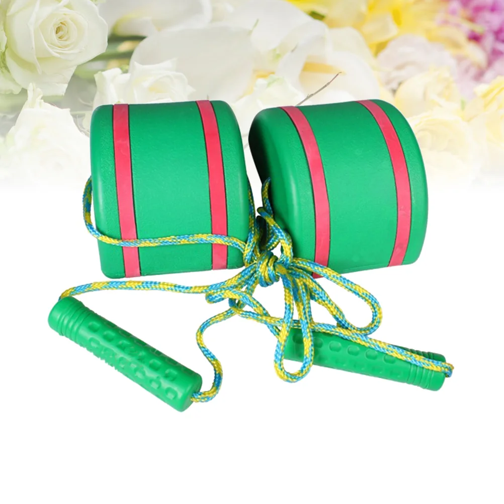 

2pcs/set Jumping Stilts Walk Stilt Jump Outdoor Fun Sports Toy for Kids Children (Green) kids toys outdoor toys