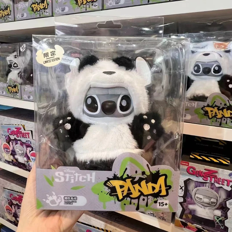 

Ограниченная серия Miniso Panda Stitch, беззубая подвесная фигурка, экшн-фигурка, Коллекционная кукла, игрушка-сюрприз, слепая коробка, подарок на день рождения