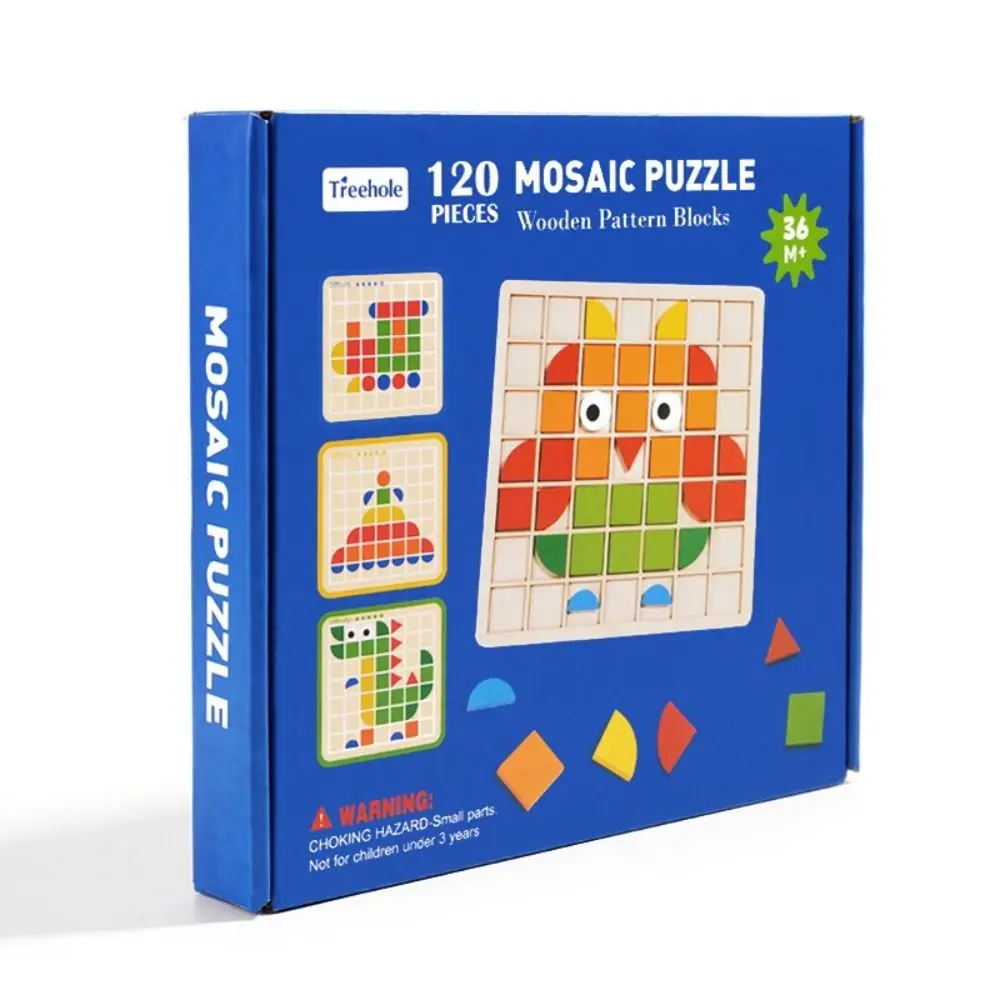 Educational Gifts Wooden Puzzle Toy Colorful Sensory Game Early Educational Toy Geometric Shape Jigsaw Early Education