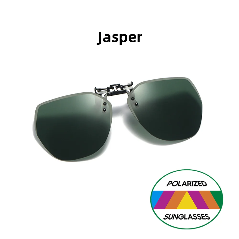 Männer Auto Fahren Flip Up Clip auf Sonnenbrille Outdoor Brillen Polarisierte Frauen Große Größe Nachtsicht Angeln UV400 Sonnenbrille – Detail 9