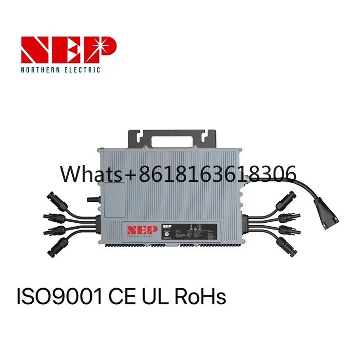 

NEP hot sale Brazil market BDM-2000 roof/balcony type Micro Inverter MPPT 2000W APP single phase on Grid model