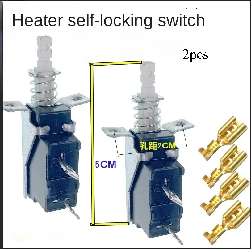 

2 шт. для Pioneer Midea Gree нагреватель масляный обогреватель переключатель мощности аксессуары универсальный 250 В 10 А