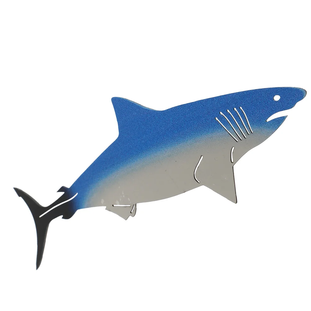 

Delicate Metal Wall Decor Shaped Hanging Craft Iron Shark Wall Art For Home Bedroom Office Decoration Shark Hanging