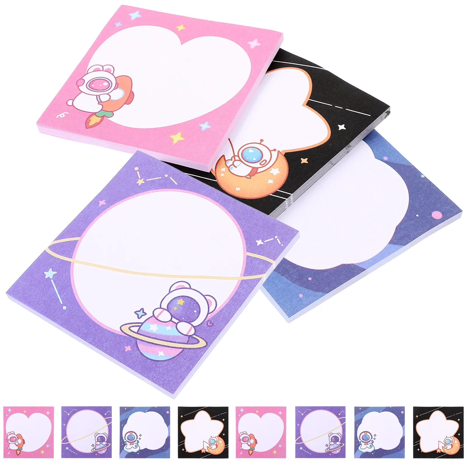 

12 Books Refrigerator Cartoon Student Notes Paper Memo Page School Stickers