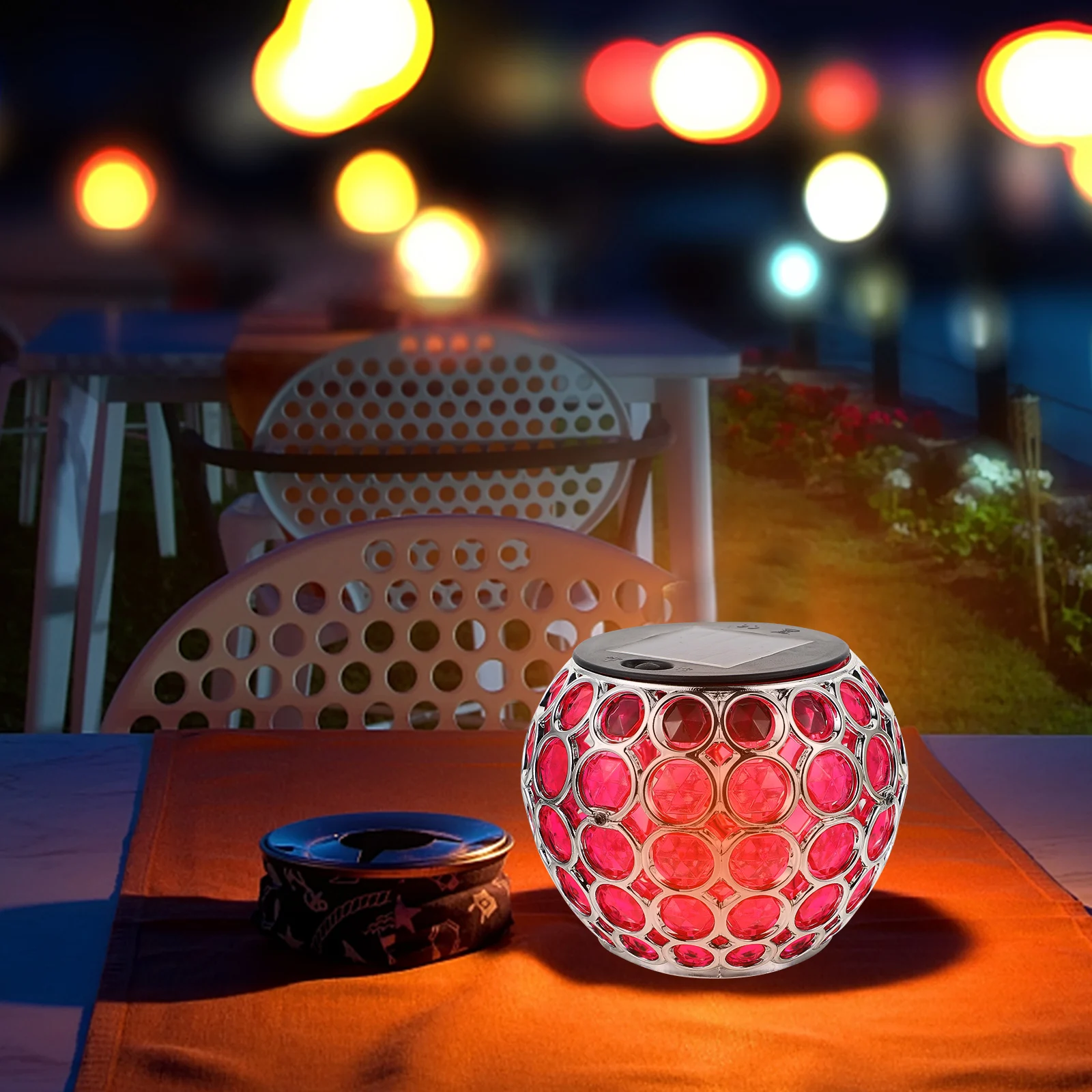 1 قطعة ديكور حديقة ساحة دائم العملي مهرجان جو مضيئة المنارة تصميم شرفة استخدام تعمل بالطاقة الشمسية آمنة مريحة #6