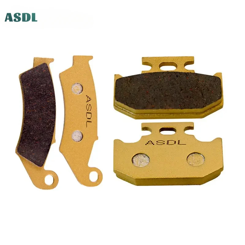 Motorcycle Front Rear Brake Pads For Suzuki DR 250 RS RT 95-00 Djebel 250 DR 350 650 1996-2021 For KAWASAKI KDX 200 220 KLX 650