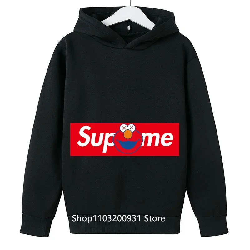 Sesame Street Hoodie Kids Fashion Children Baby Boys Clothes Sesame Street Sweatshirt Children Tops Girls Clothing Sweater