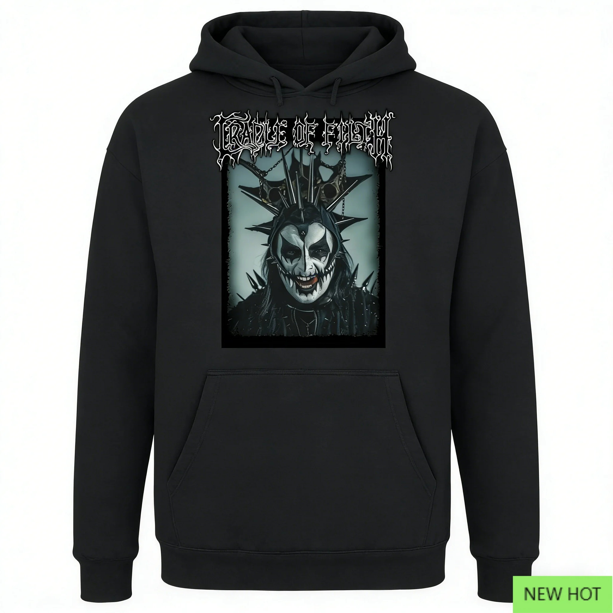 

Толстовка Cradle of Filth Image, черная металлическая толстовка, идеально подходит для фанатов, которая любит британский черный металл и готический темный рок-вибрация