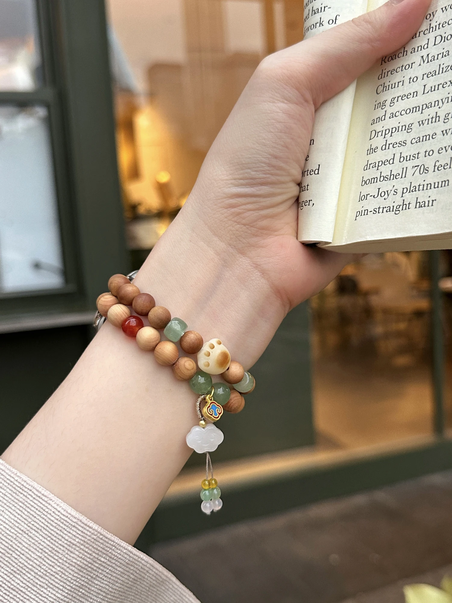 Summer New Product Creative Natural Stone Emperor Stone Personalized Bracelet Compatible with iWatch Strap 38mm 40mm 41mm 42mm 4