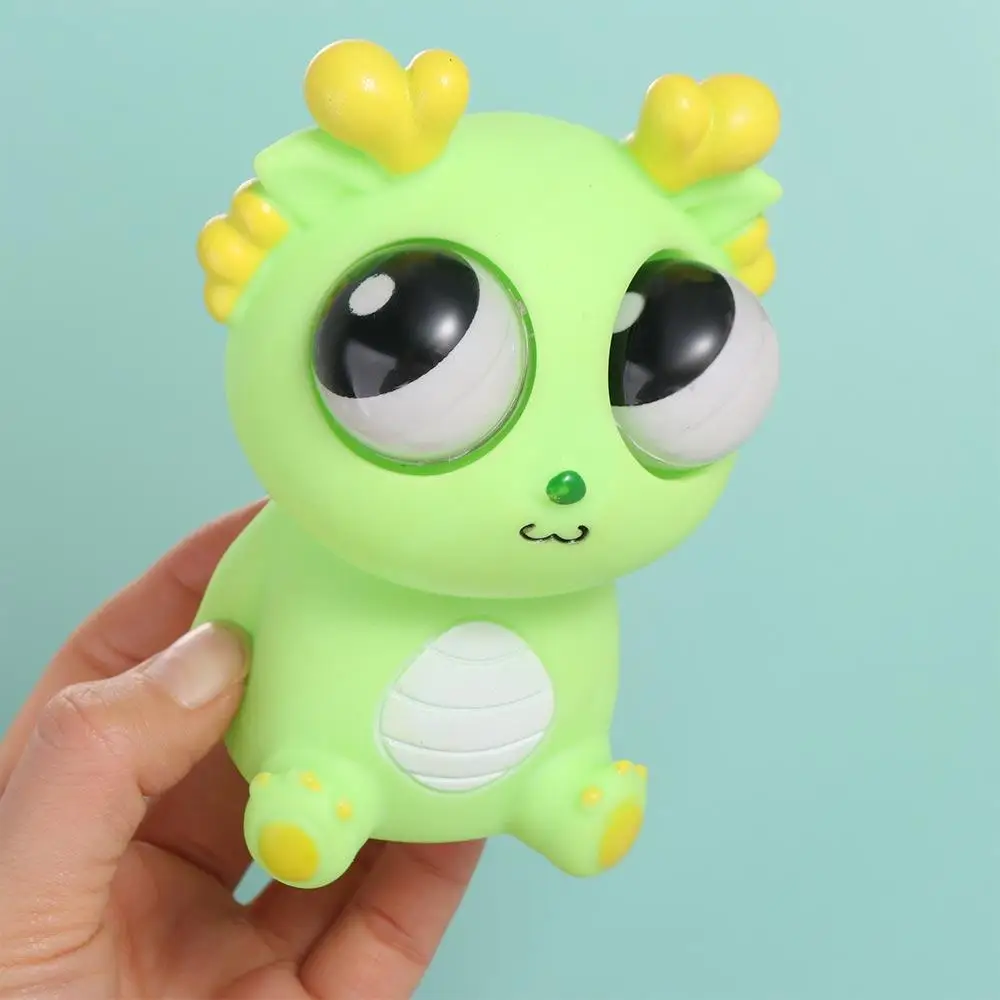 Symulacja Smoka Wybuch Oka Smoka Ściskanka Kreskówkowe Zwierzę Ściskanka Zabawki Śliczne Kreatywne Ściskanie Rozciąganie Piłka Zabawka dla Dziewczynki