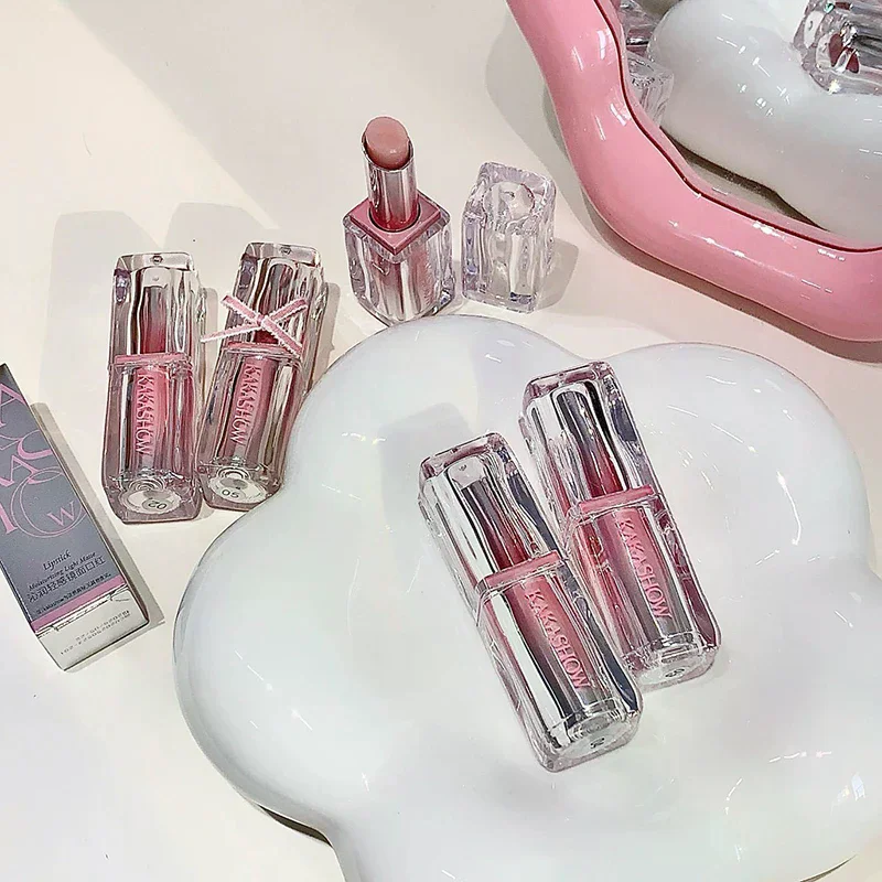 Trwały błyszczyk do ust o smaku lodowej herbaty, przezroczysty płynny błyszczyk w żelu, wodoodporny błyszczyk do makijażu dla kobiet.