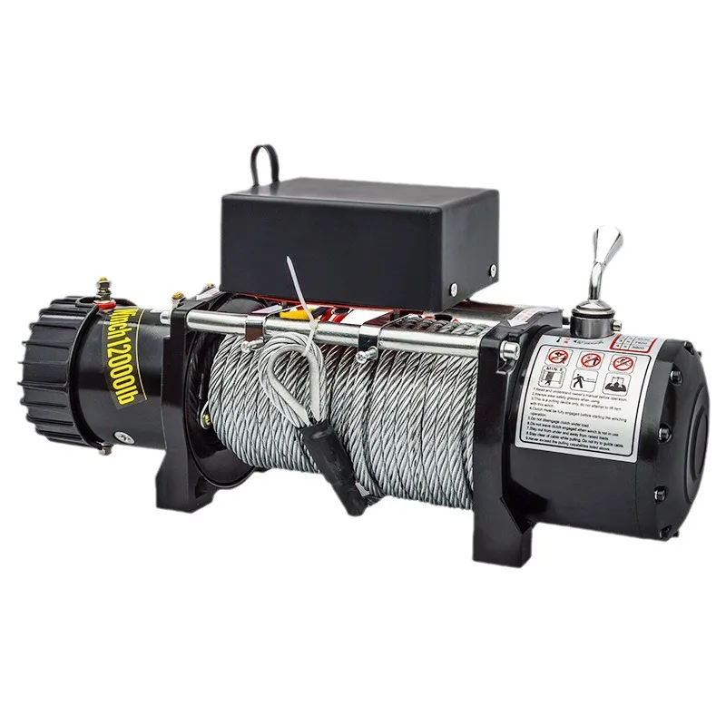 

Electric Winch for Car 12V Off-Road Vehicle Self-Rescue Modification Hoist 24V Small Crane Trailer Electric Hoist
