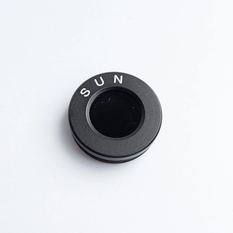 1.25 Inches Black Solar Filter Astronomical Telescope Accessories Optical Glass Lens Optical Filter Lens Filter