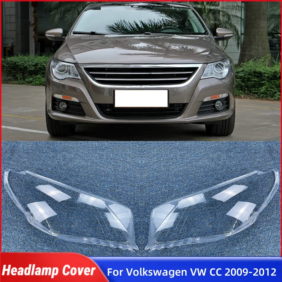 

Для Volkswagen VW CC 2009 2010 2011 2012, автомобильные аксессуары, абажур, крышка фары, крышка объектива передней фары автомобиля