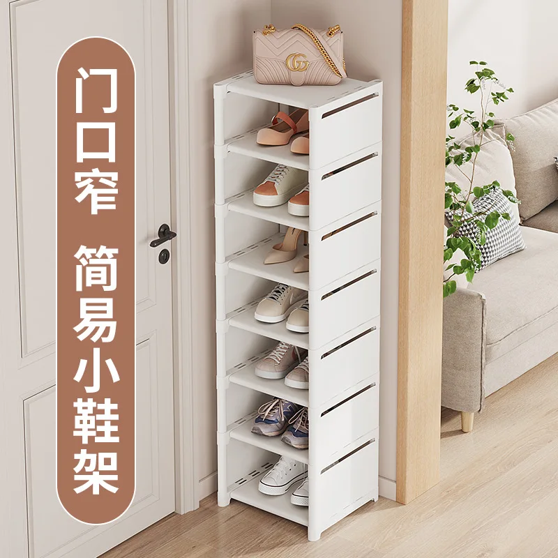 Multi-Layer Stackable Shoe Cabinet Simple Shoes Storage Rack Space Saving Sneakers Organizer for Entry Wall Corner Shoes Shelf