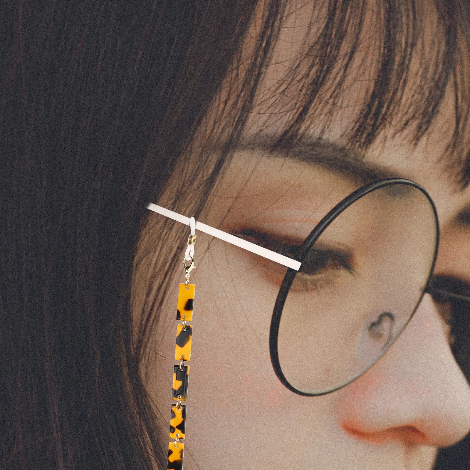 سلسلة نظارات خارجية من النحاس الفاخر، حامل نظارات متين قابل للتعديل للرياضة والمشي لمسافات طويلة وصيد الأسماك ومضاد للفقدان من الزجاج المريح #2