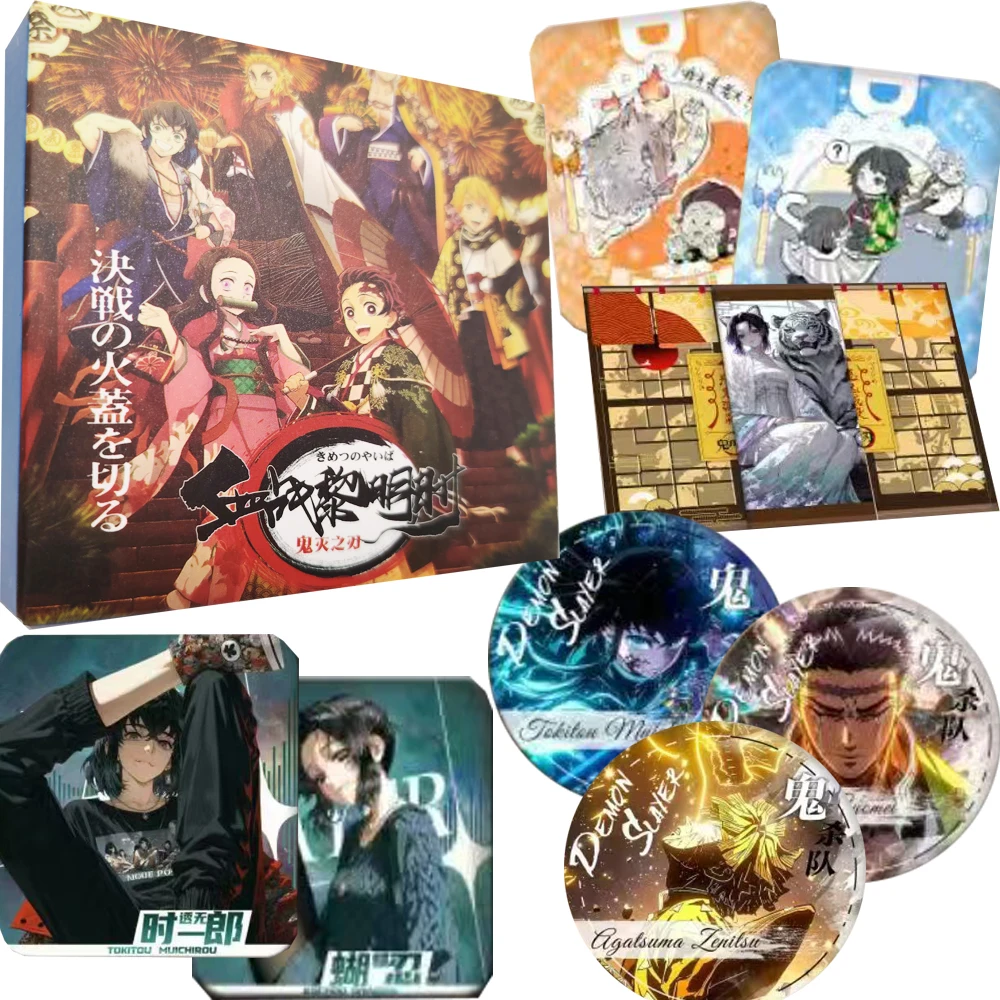 

Hot Blooded Anime Demon Slayer Fun Badge Collection Kamado Tanjirou Retro Fashion Character Portrait Brooch for Cosplay Toy Gift