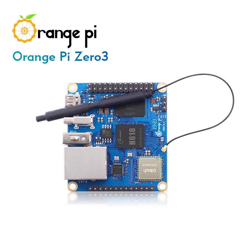 OrangePi Orange Pie Zero3 chip Quanzhi H618 con cuatro especificaciones de memoria disponibles, microcontrolador de placa de desarrollo