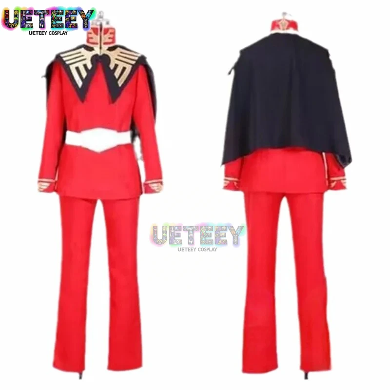 UETEEY COS traje móvil Gundam Char Aznable disfraz Cosplay tamaño personalizado