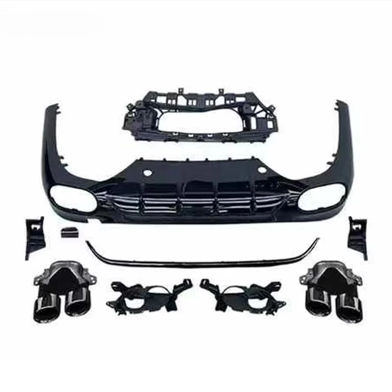 

2024-2025 Hot Selling E Class W214 Factory Wholesale Upgrade E53 Diffuser Exhaust Pipes Black Silvery Style New Bumper