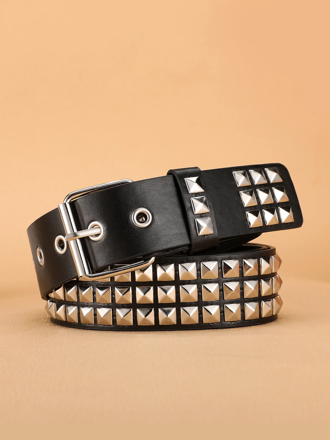 Trend Niet Gürtel Heavy Metal Gürtel Männer Frauen Punk Nachtclub Rock Stil Gürtel Jeans Gürtel Y2K Gürtel Mode Dekoration Frauen gürtel